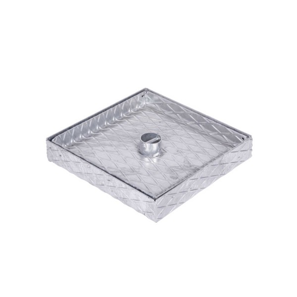 Tampa Saneamento Galvanizada Rebaixada C/ 2.5 Cm