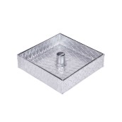 Tampa Saneamento Galvanizada Rebaixada C/ 5 Cm