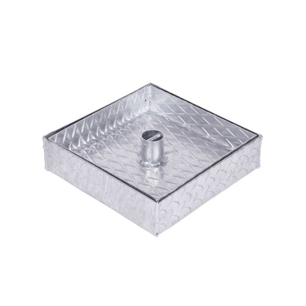 Tampa Saneamento Galvanizada Rebaixada C/ 5 Cm