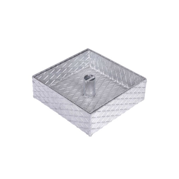 Tampa Saneamento Galvanizada Rebaixada C/ 7.5 Cm