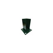 Base Metlica Pequena P/Poste Rede Painel