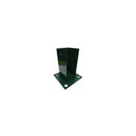 Base Metlica Pequena P/Poste Rede Painel