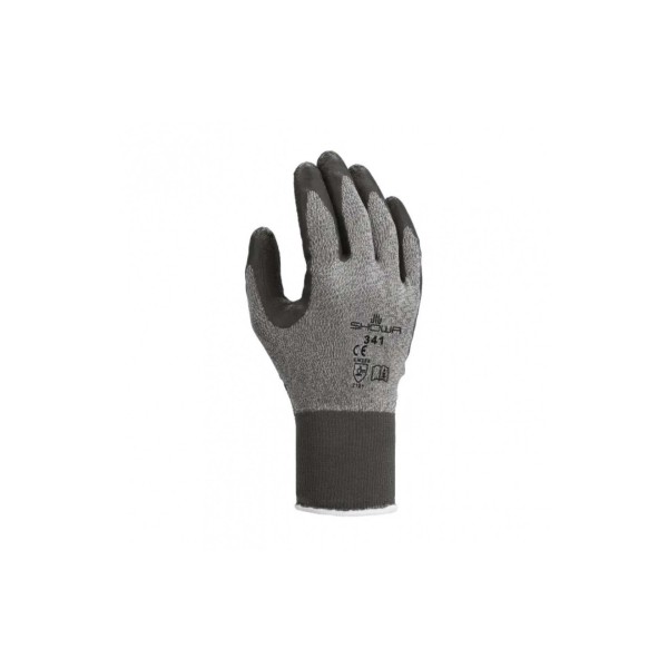 Luva Nylon Revestimento Latex Preto