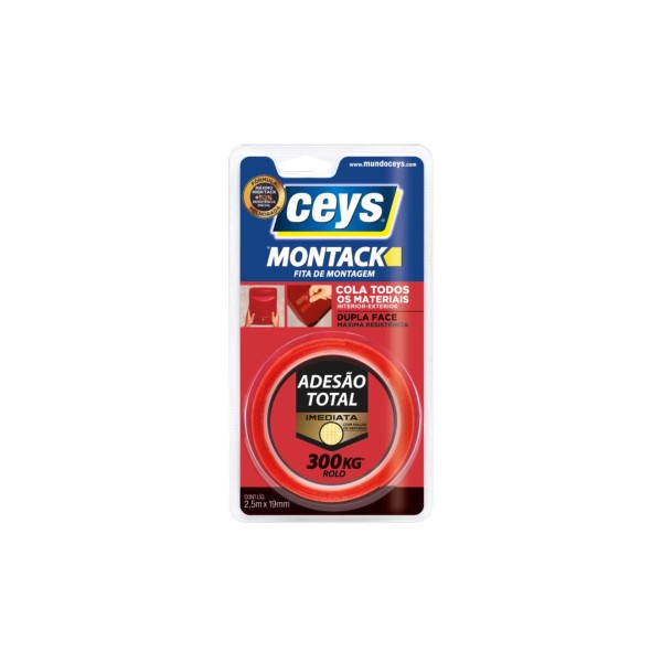 Fita De Montagem Montack Express Fita Pr� Cortada 48*18Mm