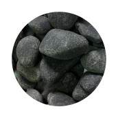 Pedra Canto Rodado 20/40 Preta 20 Kg