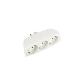 Adaptador Triplo2R+E, 16A 250V~Entrada Frontal