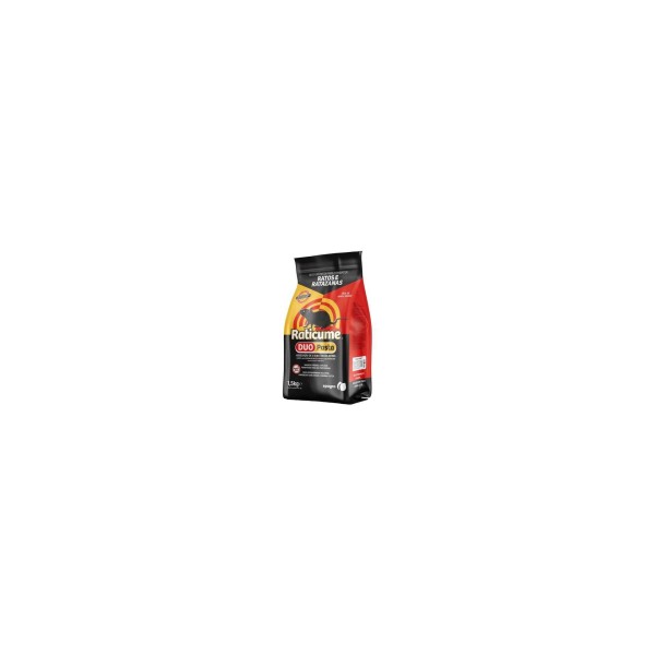 Raticida Raticume Duo Pasta 1,5 Kg