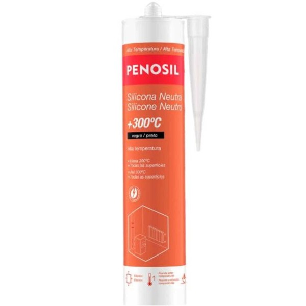 Silicone Penosil Alta Temperatura Preto
