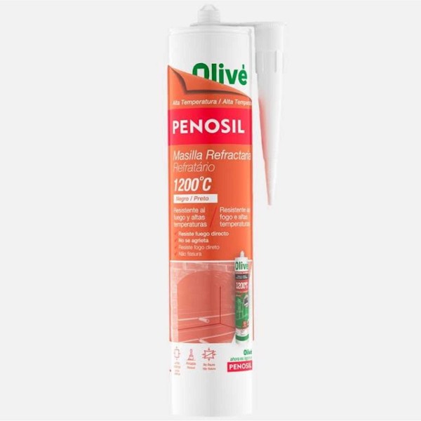 Silicone Penosil Refratario Preto