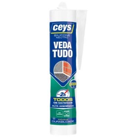 Silicone Multiusos Neutro Transparente Ceys 280 Ml Silicone Multiusos Neutro Transparente Ceys 280 Ml