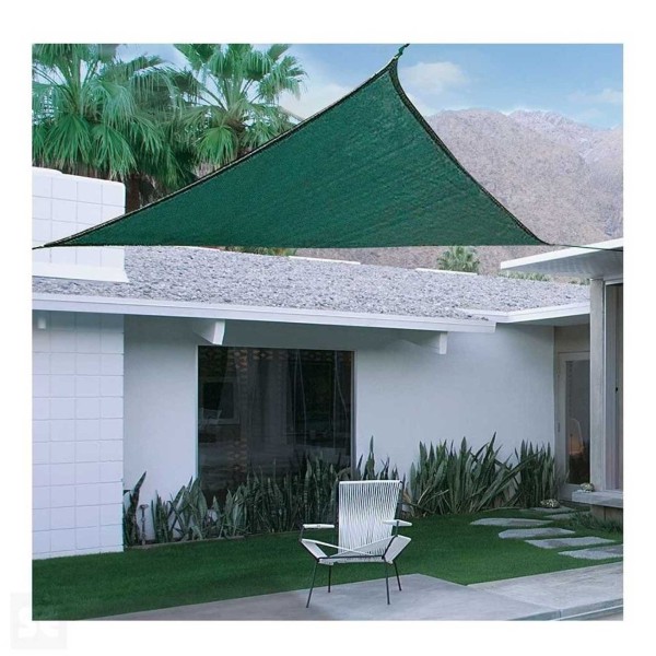 Toldo Sunnet Triangular Verde 3Mt * 3Mt * 3Mt
