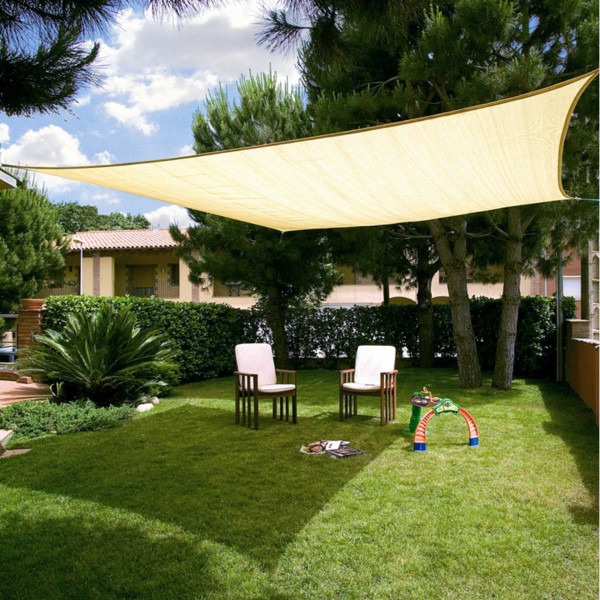 Toldo Sunnet Quadrado Bege 3,6Mt * 3,6Mt