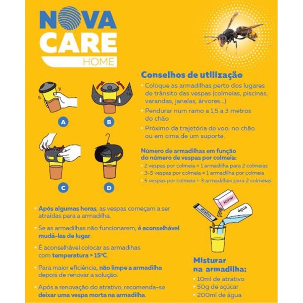 Armadilha+Atrativo P/Vespa Asi�tica