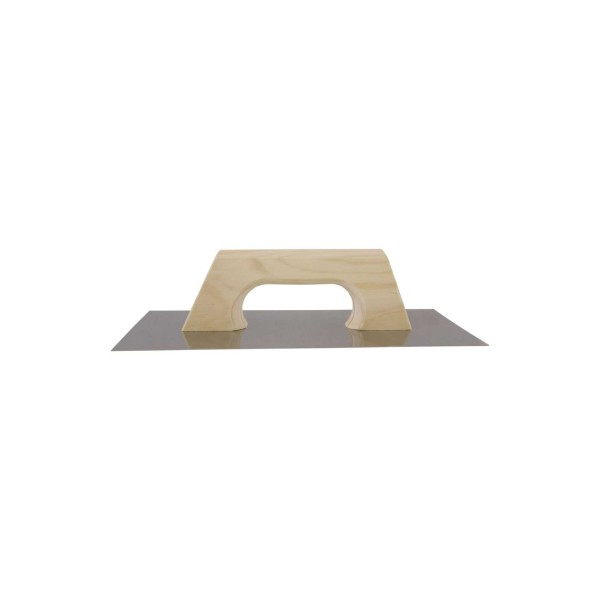 Talocha plana rectangular inox